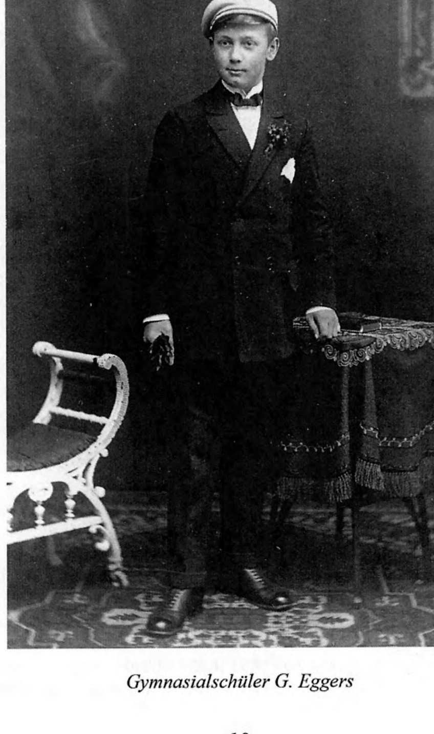 Gerhard Eggers as a grammar-school pupil